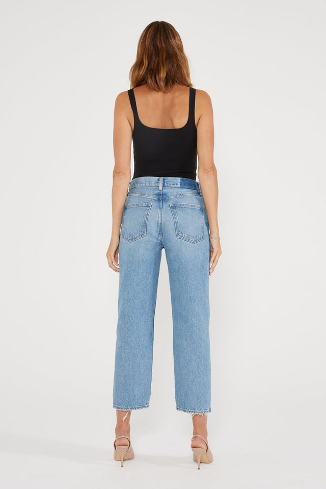 Tyler Straight Crop - Sea Wall - Veneka-Sustainable-Ethical-denim-Etica Denim Drop Ship