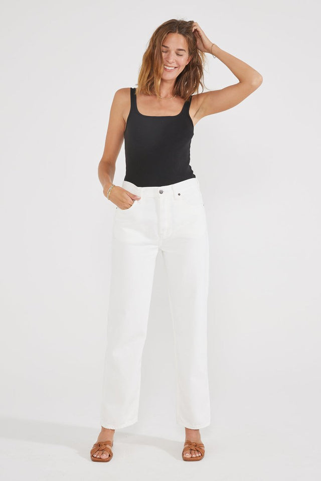 Tyler Straight Leg - Vintage White - Veneka-Sustainable-Ethical-denim-Etica Denim Drop Ship