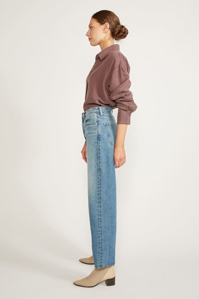 Tyler Vintage Straight Ankle in Everglades - Veneka-Sustainable-Ethical-Bottoms-Etica Denim Drop Ship