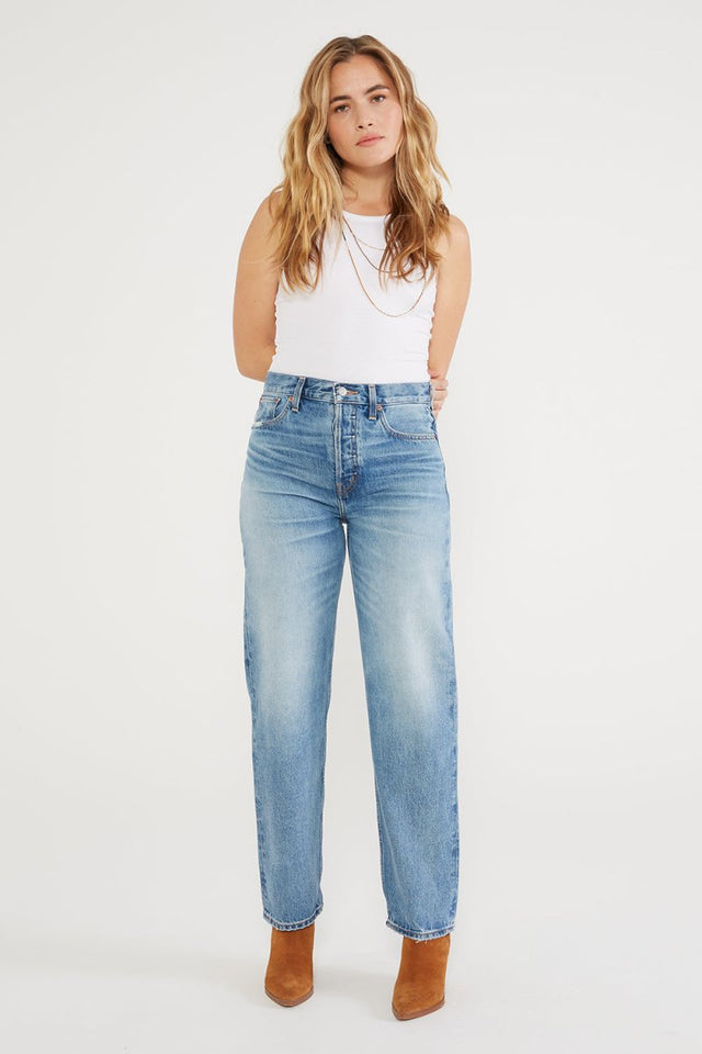 Tyler Vintage Straight Crop in North Shore - Veneka-Sustainable-Ethical-Bottoms-Etica Denim Drop Ship