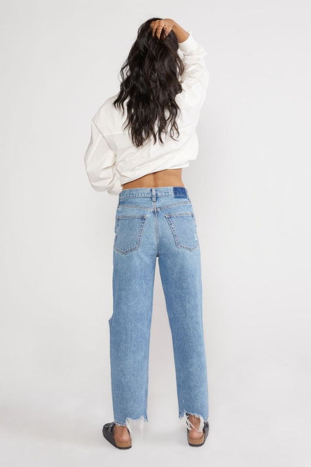 Tyler Vintage Straight Crop in Sandstorm - Veneka-Sustainable-Ethical-Bottoms-Etica Denim Drop Ship
