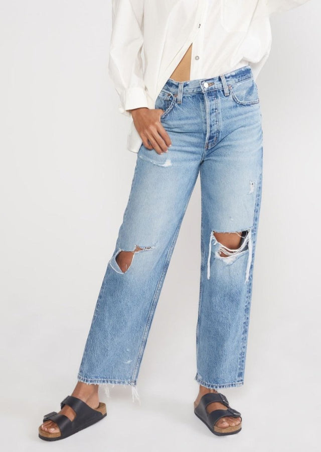 Tyler Vintage Straight Crop in Sandstorm - Veneka-Sustainable-Ethical-Bottoms-Etica Denim Drop Ship