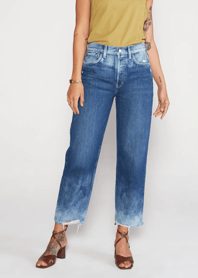 Tyler Vintage Straight Crop in Shipwreck - Veneka-Sustainable-Ethical-Bottoms-Etica Denim Drop Ship