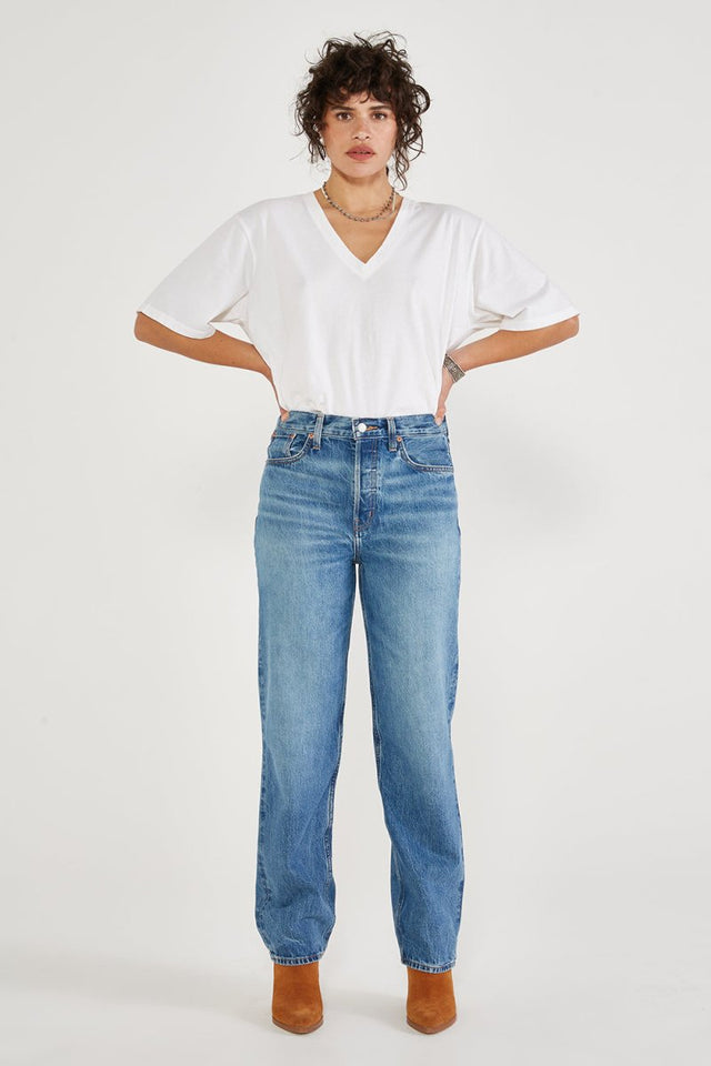 Tyler Vintage Straight - Everglades - Veneka-Sustainable-Ethical-Bottoms-Etica Denim Drop Ship
