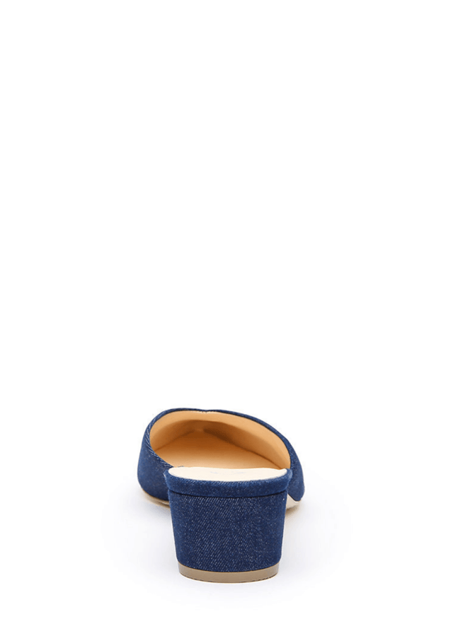 V Slide Base in Recycled Denim - Veneka-Sustainable-Ethical-Other-Alterre Drop Ship