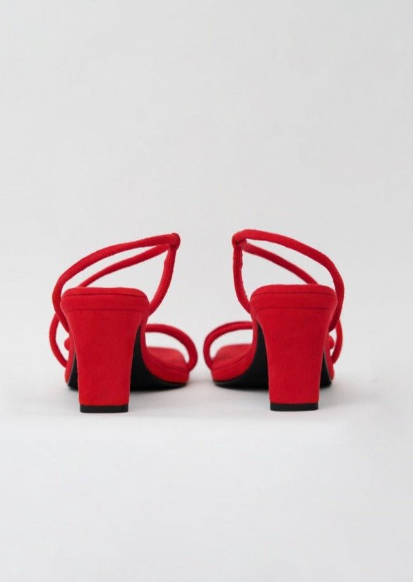 Vegas LAS High Heels in Ruby - Veneka-Sustainable-Ethical-Other-1 People Drop Ship