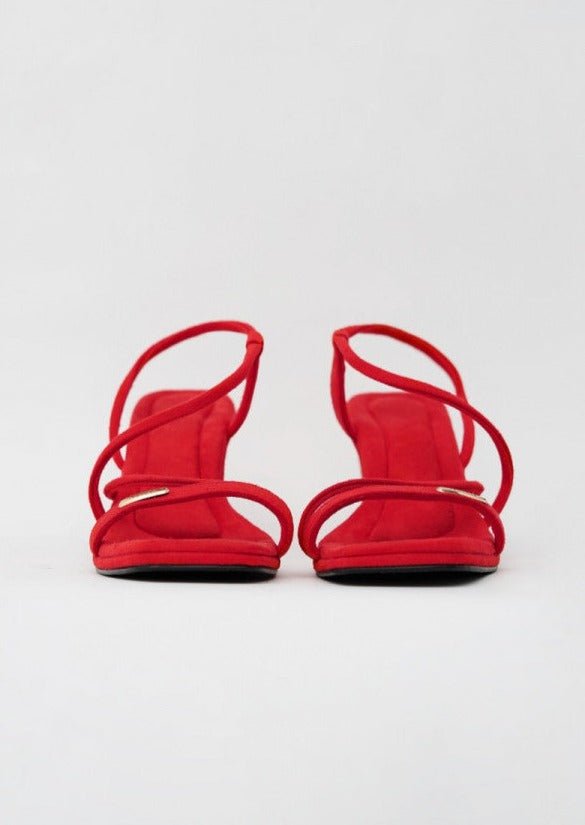 Vegas LAS High Heels in Ruby - Veneka-Sustainable-Ethical-Other-1 People Drop Ship