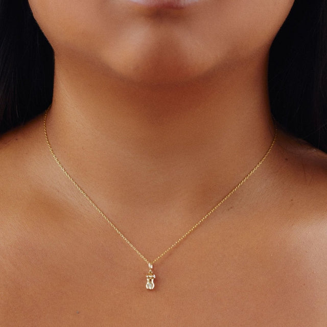 Venus Recycled 14K Gold Necklace - Veneka-Sustainable-Ethical-Jewelry-Nunchi Drop Ship