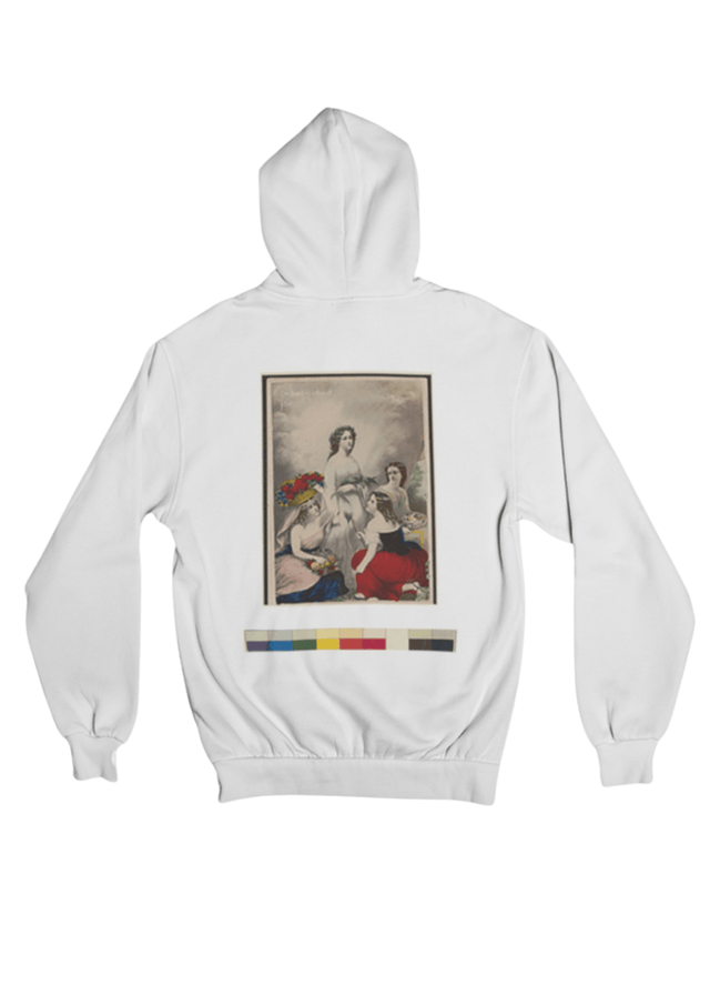 Wish+ Unisex Hoodie in White - Veneka-Sustainable-Ethical-Tops-J&R Artisan Fashion Drop Ship
