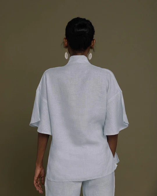 Wishing On Startdust Shirt in Summer Blue - Veneka-Sustainable-Ethical-Tops-Reistor Drop Ship