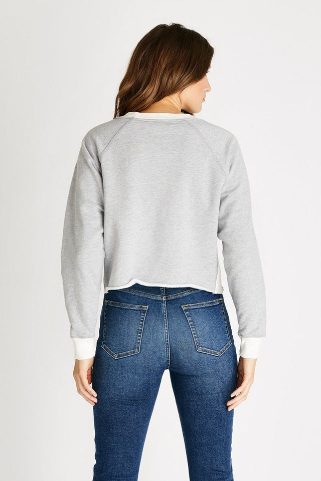Yara Sweatshirt in Heather Grey - Veneka-Sustainable-Ethical-Tops-Etica Denim Drop Ship