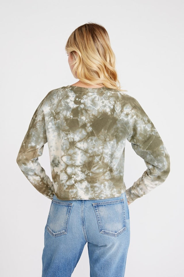 Yara Sweatshirt in Surplus Tie Dye - Veneka-Sustainable-Ethical-Tops-Etica Denim Drop Ship