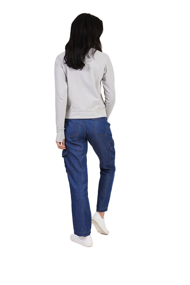 YesAnd x Ram Dass I Am Loving Awareness Sweatshirt in Light Grey - Veneka-Sustainable-Ethical-Tops-YesAnd Drop Ship